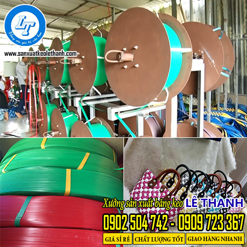 Lê Thanh sản xuất dây đai nhựa đan giỏ