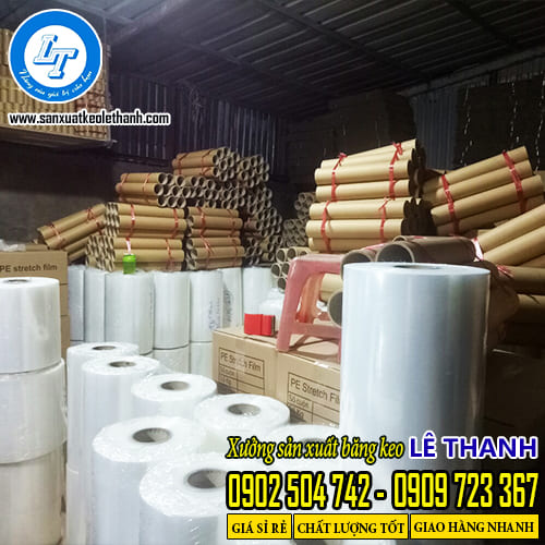 Sản xuất màng pe cuộn lớn theo yêu cầu