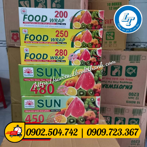Sỉ màng bọc thực phẩm quy cách đa dạng Sỉ màng bọc thực phẩm quy cách đa dạng