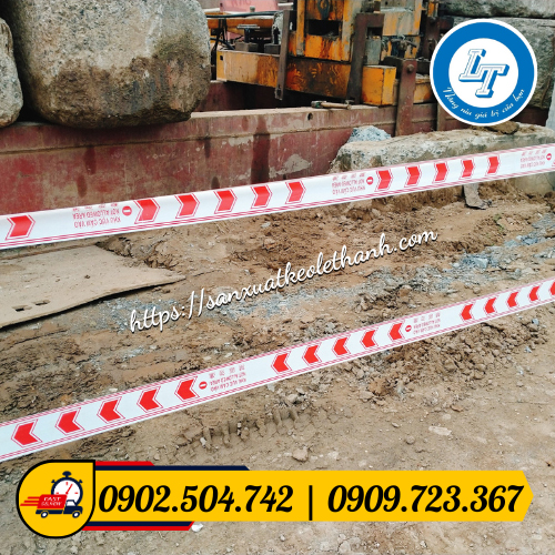 Công dụng rào chắn khu vực thi công của băng rào Công dụng rào chắn khu vực thi công của băng rào
