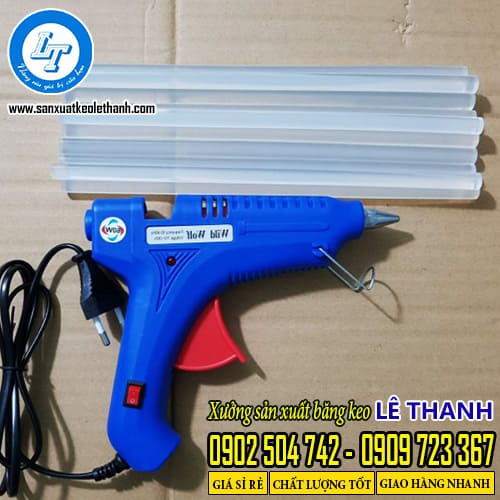 Sử dụng keo nến silicone với súng bắn keo