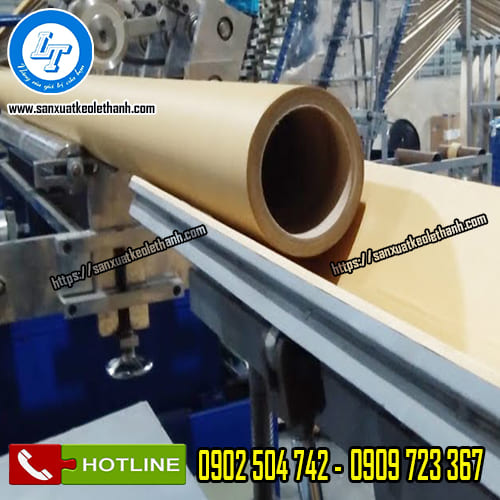 Tạo hình ống trụ cho lõi giấy