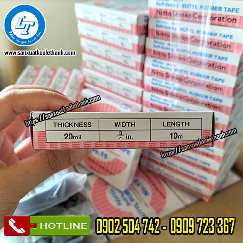 Thông số kỹ thuật băng keo điện nitto