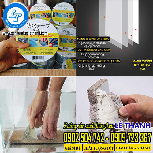 Tính năng nổi bật của cuộn băng keo chống dột mái tôn