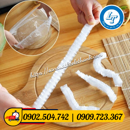 Túi bọc thực phẩm có cấu tạo chun co giãn Túi bọc thực phẩm có cấu tạo chun co giãn