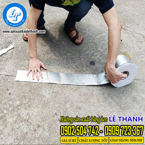 Ứng dụng băng keo chống dột mái tôn Kenji