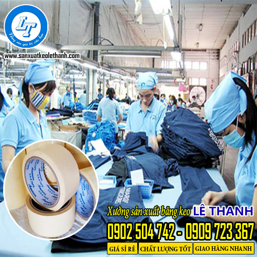 Sử dụng băng keo giấy ghi chú trong ngành dệt may