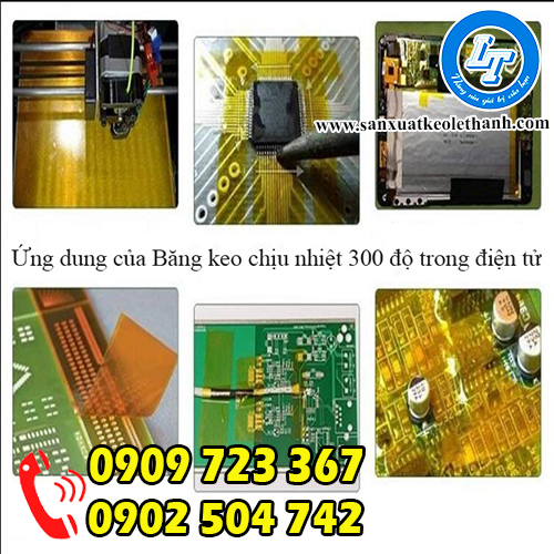 Ứng dụng của băng keo chịu nhiệt 300 độ trong ngành điện tử Ứng dụng của băng keo chịu nhiệt 300 độ