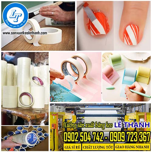 Công dụng của băng keo giấy nhăn