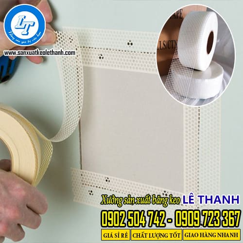 Ứng dụng của băng keo lưới trần thạch cao