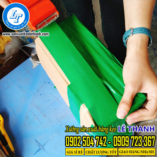 Ứng dụng của băng keo màu xanh lá
