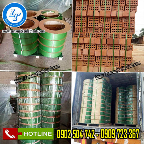 Ứng dụng của dây đai pet chịu lực trong công nghiệp