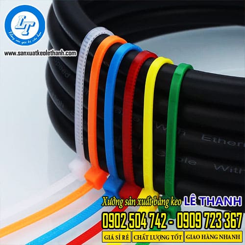 Ứng dụng của dây rút nhựa màu