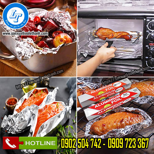 Ứng dụng của giấy bạc nướng