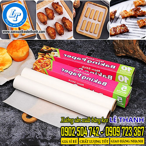 Những ứng dụng của giấy nến nướng bánh