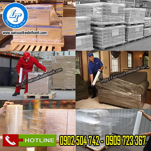 Ứng dụng của màng chít bọc hàng hóa