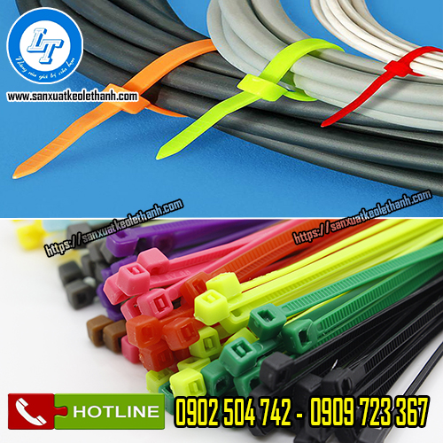 Dây rút màu dùng để phân loại và đánh dấu hàng hóa