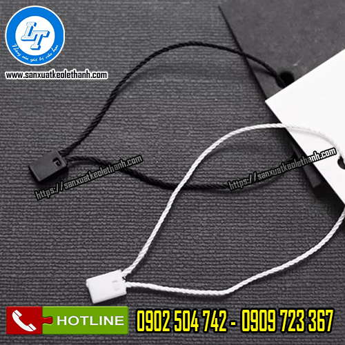 Ứng dụng treo tag của dây dù treo nhãn mác Ứng dụng treo tag của dây dù treo nhãn mác