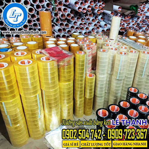 Xưởng phân cuộn băng keo opp các loại