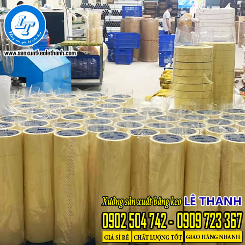 Xưởng sản xuất băng dính giấy theo yêu cầu