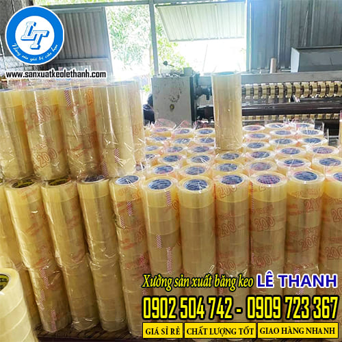 Xưởng sản xuất băng keo cuộn 1kg, lõi siêu mỏng