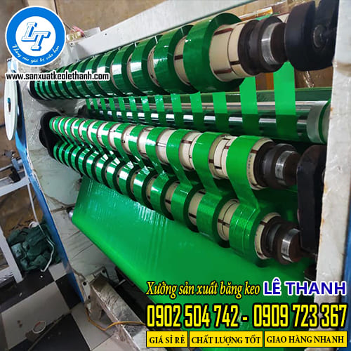 Xưởng sản xuất băng keo màu xanh opp giá rẻ