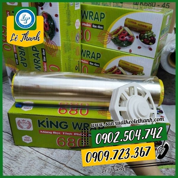 Màng bọc thực phẩm 680 King Wrap Màng bọc thực phẩm 680 King Wrap