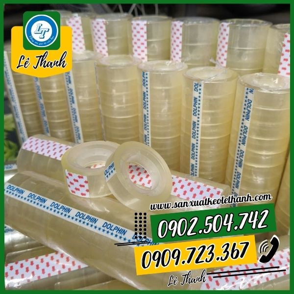 Băng keo văn phòng cuộn nhỏ Băng keo văn phòng cuộn nhỏ