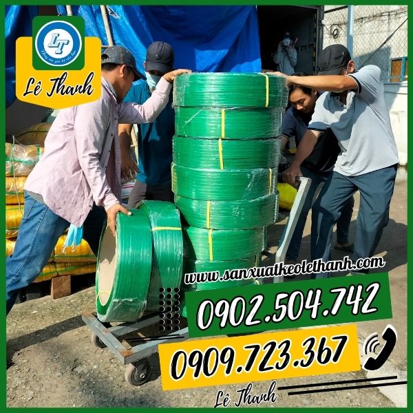 Dây đai pet xanh Dây đai pet xanh