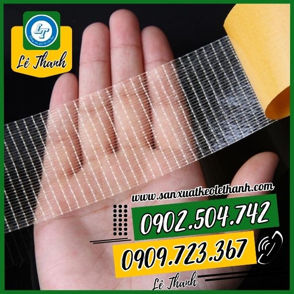 Băng keo lưới 2 mặt sợi thủy tinh Băng keo lưới 2 mặt sợi thủy tinh