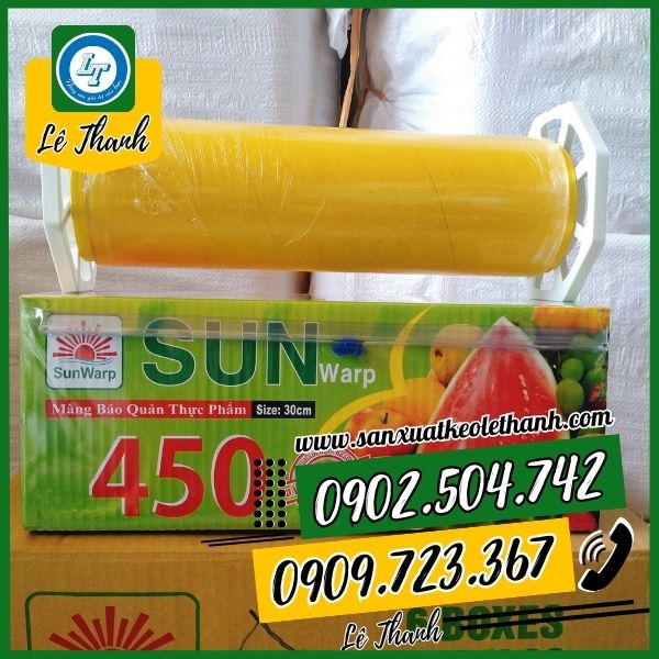 Màng bọc thực phẩm Sunwrap 450 Màng bọc thực phẩm Sunwrap 450