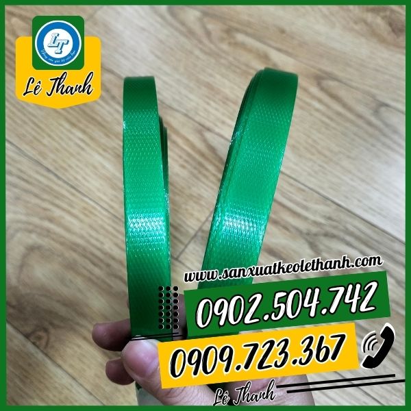 Dây đai pet xanh quy cách đa dạng Dây đai pet xanh quy cách đa dạng