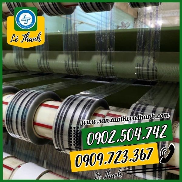 Sản xuất băng keo in logo nền trong Sản xuất băng keo in logo nền trong