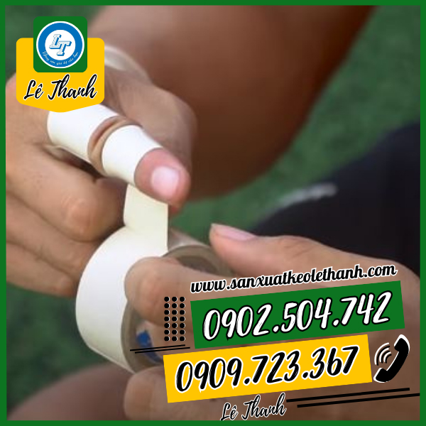 Sử dụng băng keo đá banh trong thể thao Sử dụng băng keo đá banh trong thể thao