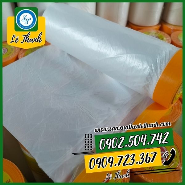 Cuộn màng nilon che sơn Cuộn màng nilon che sơn