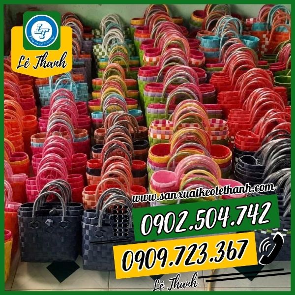 Thành phẩm sẽ là những chiếc giỏ đan chắc chắn Thành phẩm sẽ là những chiếc giỏ đan chắc chắn