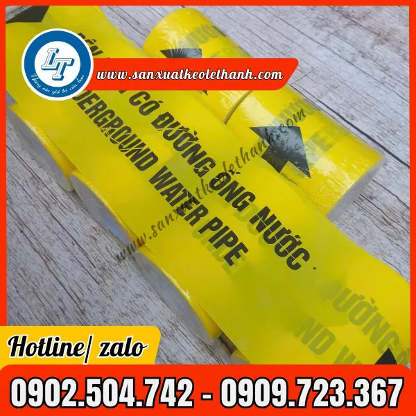BĂNG RÀO CẢNH BÁO ĐƯỜNG ỐNG NƯỚC