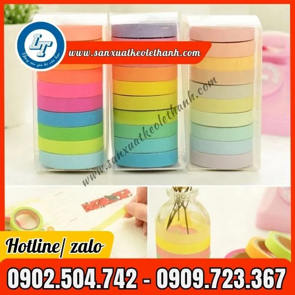 BĂNG KEO GIẤY MÀU
