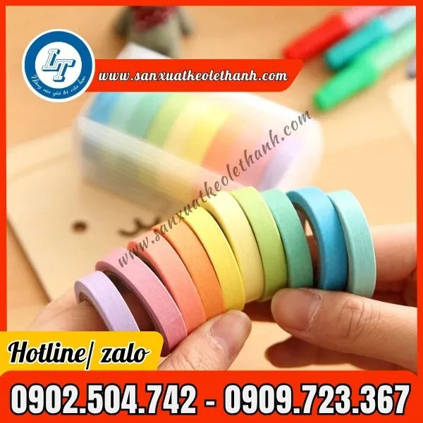 BĂNG KEO GIẤY MÀU