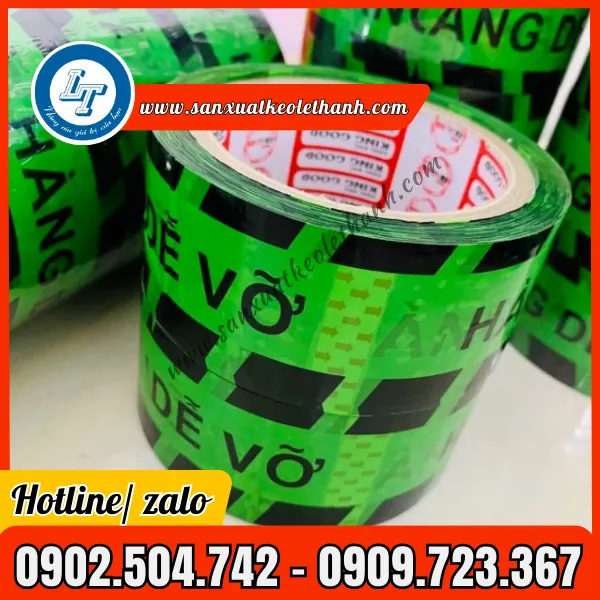 BĂNG KEO IN CHỮ HÀNG DỄ VỠ