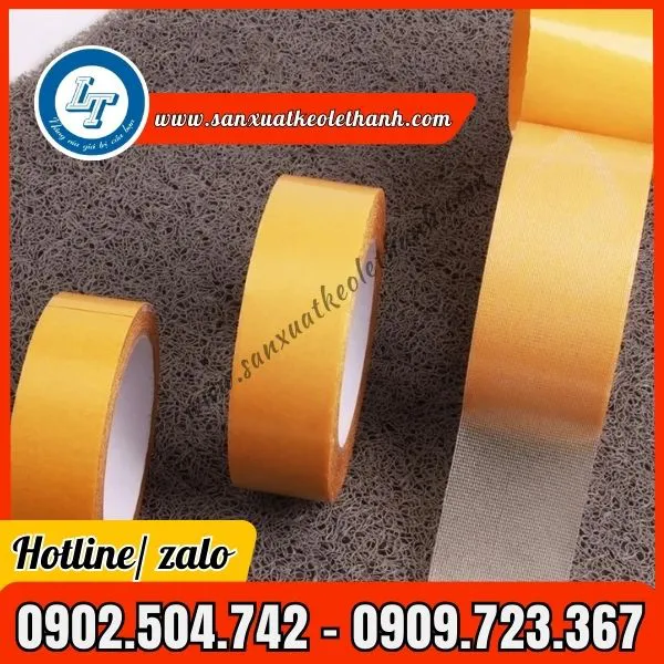 BĂNG KEO SỢI THỦY TINH 2 MẶT