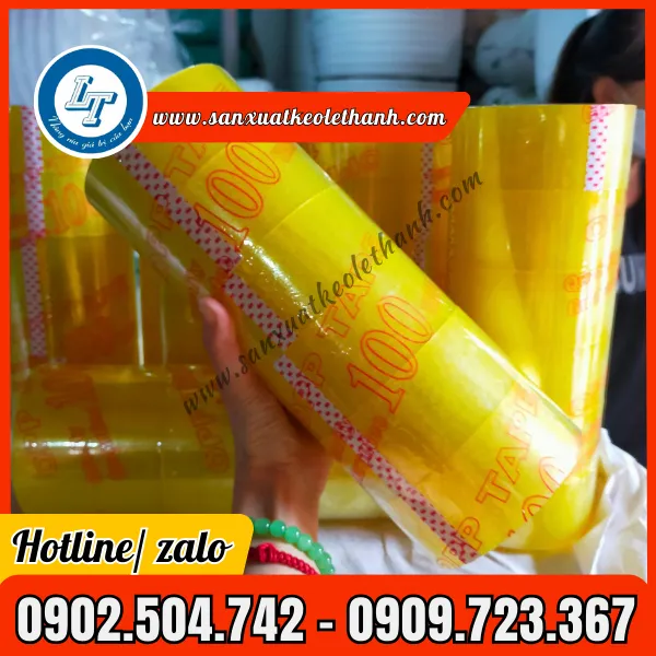BĂNG KEO MÀU VÀNG CHANH