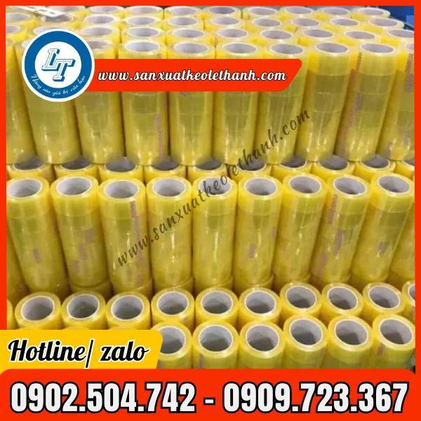 BĂNG KEO MÀU VÀNG CHANH