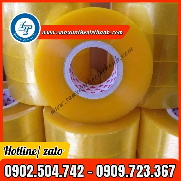 BĂNG KEO MÀU VÀNG CHANH