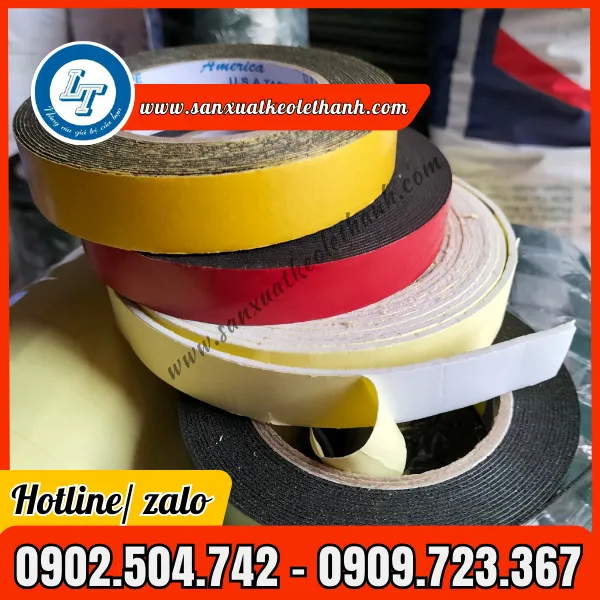 BĂNG KEO MÚT XỐP 2 MẶT