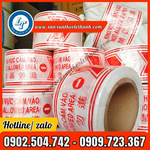 BĂNG RÀO CẢNH BÁO MÀU ĐỎ