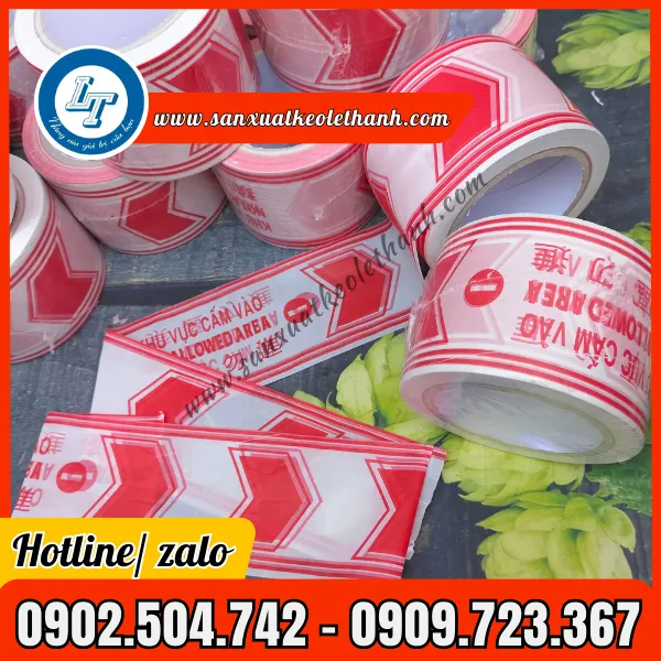 BĂNG RÀO CẢNH BÁO MÀU ĐỎ