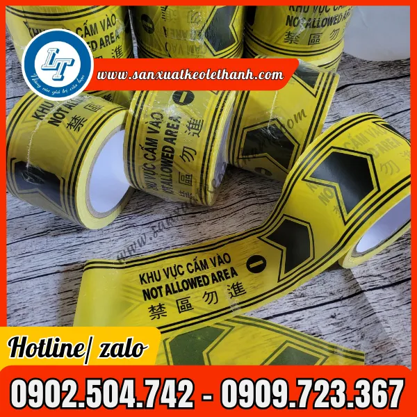 CUỘN BĂNG RÀO CẢNH BÁO MÀU VÀNG