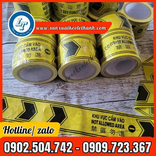 CUỘN BĂNG RÀO CẢNH BÁO MÀU VÀNG