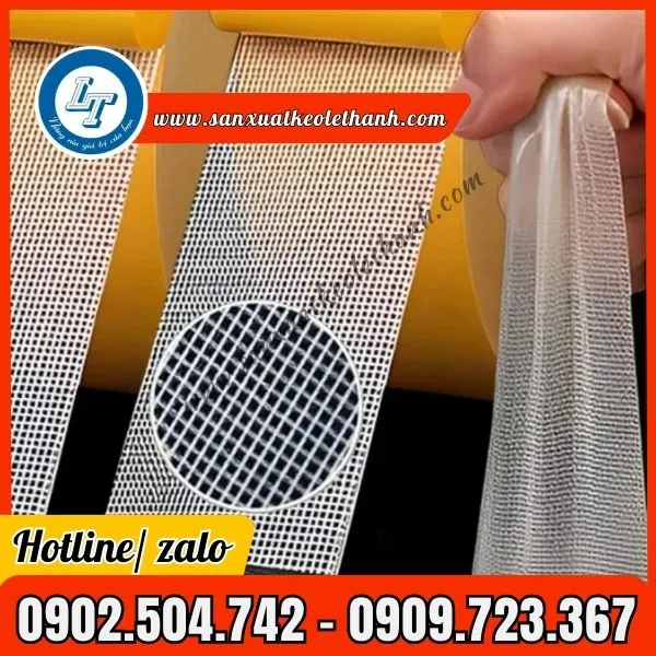 BĂNG KEO SỢI THỦY TINH 2 MẶT